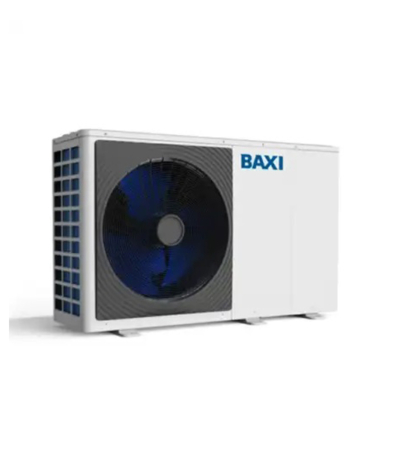 pompa di calore baxi auriga 8m monoblocco inverter monofase 840 kw side